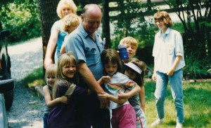 Lisa Dad and kids